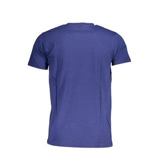 Camiseta para hombre de algodón azul