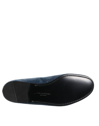 Blue Velvet DG Logo Loafers Formelle Schuhe
