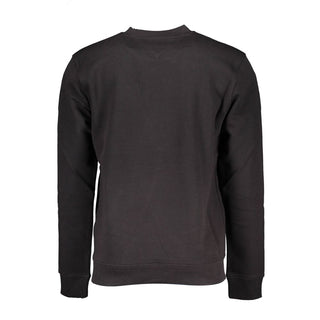Black Cotton Men's Sweatshirt