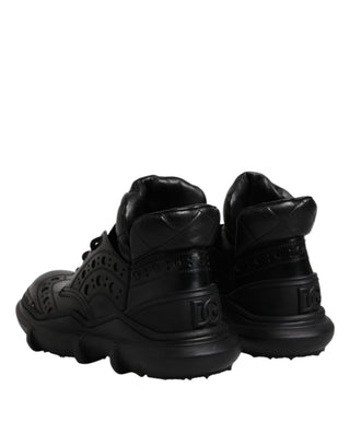 Black Leather Casual Mens Ankle Boots Shoes