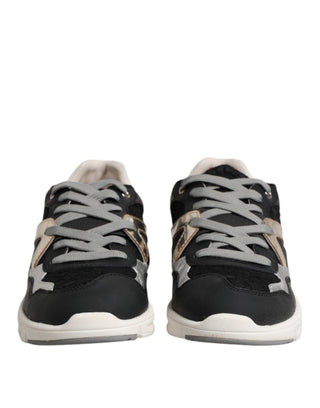 Multicolor Leather Suede Low Top Sneaker Shoes