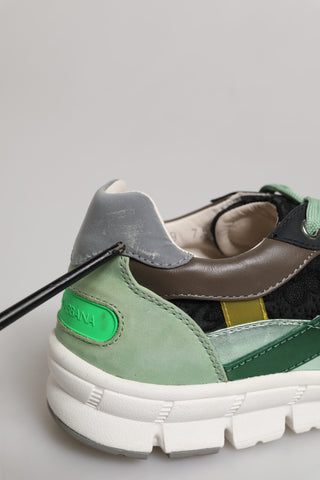 Multicolor Lace Up Low Top Sneakers Shoes