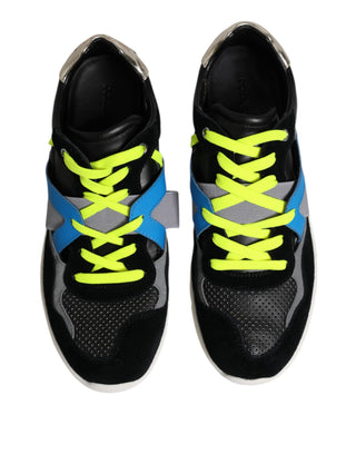 Mehrfarbige Schnür-Low-Top Herren-Sneaker