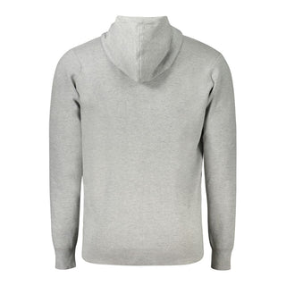 Grauer Polyamid Herren Cardigan