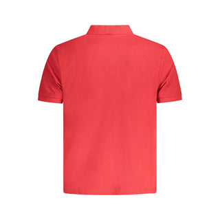 Rotes Baumwoll-Polohemd für Herren