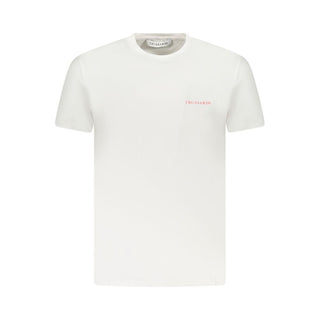 Camiseta blanca de algodón para hombre