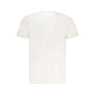 Camiseta de algodón blanca para hombre
