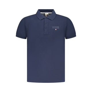 Marineblaues Baumwoll-Herren-Poloshirt
