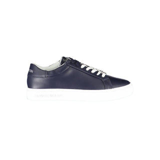Blauer Herren-Ledersneaker