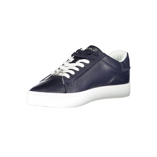 Blauer Herren-Ledersneaker
