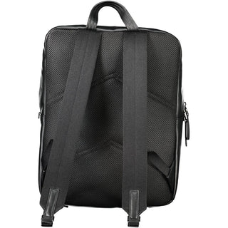 Nero Poliuretano Herren-Rucksack