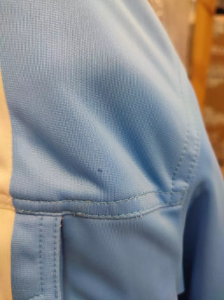 Chaqueta corta con cuello multicolor de poliéster