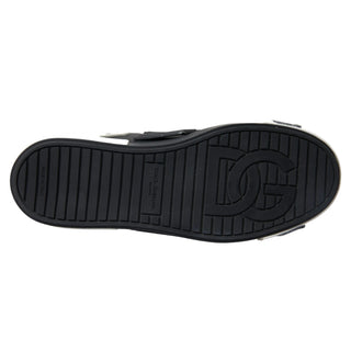 Schwarze Portofino Low-Top-Sneakers aus Leder