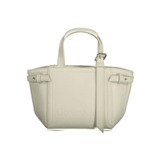 Bianco Polyester Damenhandtasche