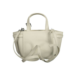 Bianco Polyester Damenhandtasche