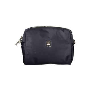 Bolso de hombro para mujer de poliéster azul