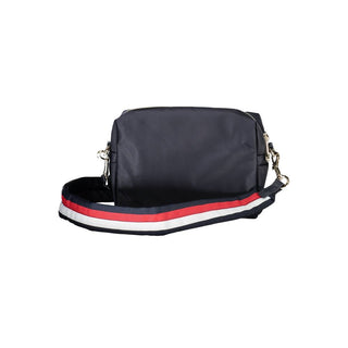 Bolso de hombro para mujer de poliéster azul