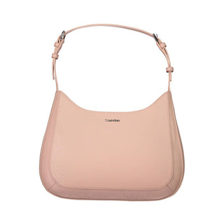 Bolso de mano para mujer de poliéster rosa