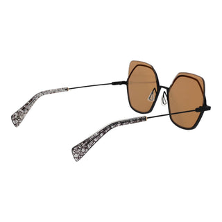 Goldene Edelstahlsonnenbrille