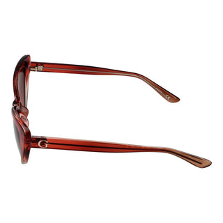 Burgundy Plastic Sunglasses