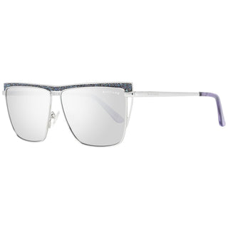 Gafas de sol de metal plateado