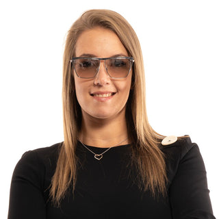 Sonnenbrille aus Silbermetall