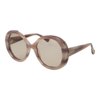 Beige Azetat-Sonnenbrille