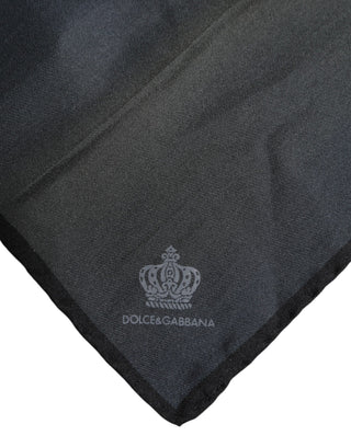 Blauer DG Crown Seidenschal für Herren