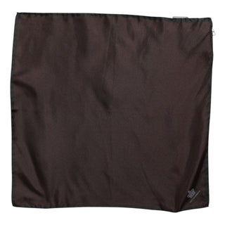 Brown DG Krone Seidenquadrat Herren Foulard Schal