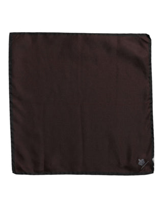 Brown DG Krone Seidenquadrat Herren Foulard Schal