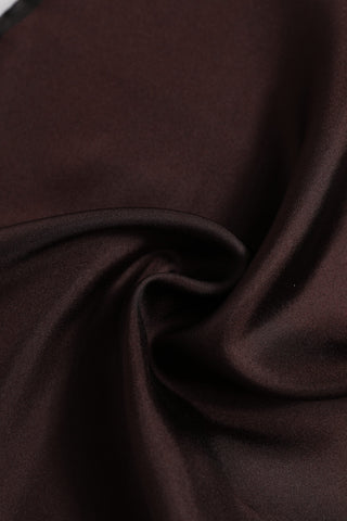 Brown DG Krone Seidenquadrat Herren Foulard Schal