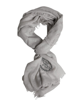 Gray DG Crown Neck Warmer Wrap Shawl Scarf