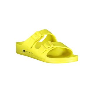 Gelbe Plastik-Damenpantolette