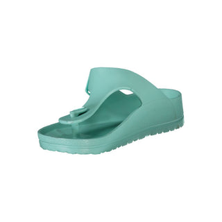 Azzurro Plastica Damen Pantoletten