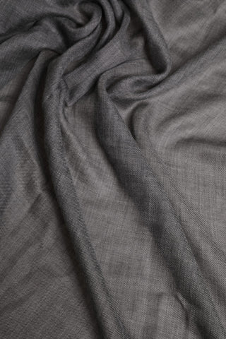 Gray Logo Print Neck Warmer Wrap Shawl Scarf