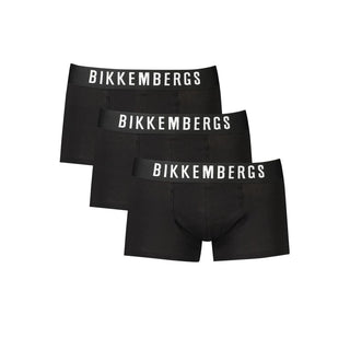 Boxers para hombre de poliéster negro