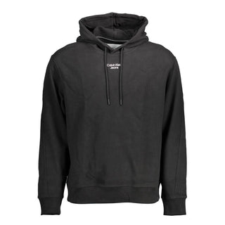 Sudadera para hombre de algodón negro