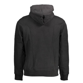 Sudadera para hombre de algodón negro