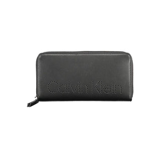 Cartera para mujer de poliuretano negro