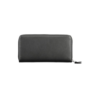 Cartera para mujer de poliuretano negro