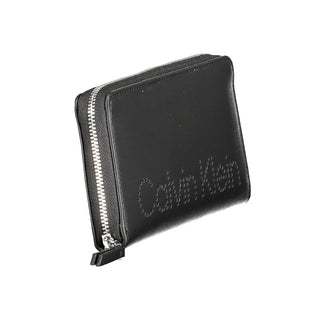 Cartera para mujer de poliuretano negro