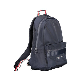 Blauer Polyester Rucksack für Herren