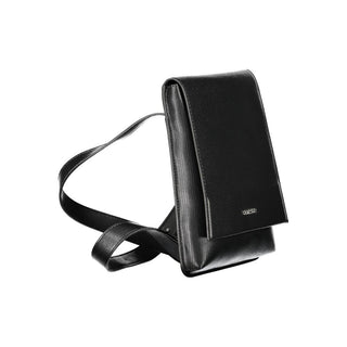 Nero Polyurethane Men Shoulder Bag