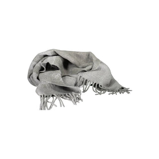 Bufanda para hombre de lana gris
