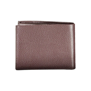 Cartera para hombre de cuero marrón