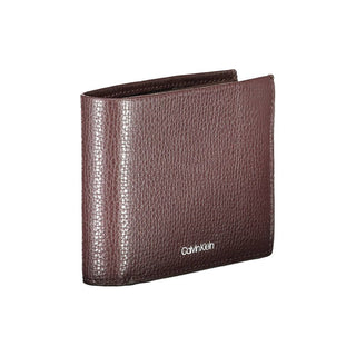 Cartera para hombre de cuero marrón