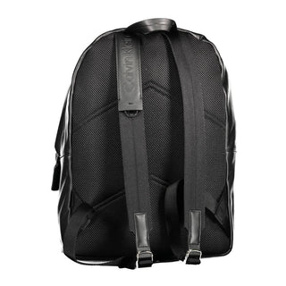 Mochila para hombre de poliéster negra