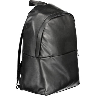 Mochila para hombre de poliéster negra