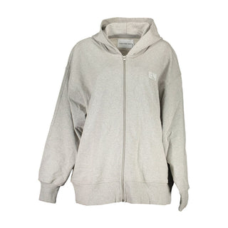 Grigio Damen-Sweatshirt aus recycelter Baumwolle