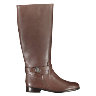 Botas para mujer de cuero marrón